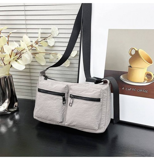 Multi-pocket Casual Large Capacity Women's Shoulder Bags Commute Travel Portable Ladies Messenger Bag Solid Color Female Purse Multi-pocket Casual Large Capacity Women's Shoulder Bags Commute Travel Portable Ladies Messenger Bag Solid Color Female Purse