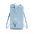 XL117 New Prints Multi-card Mini Women's Mobile Phone Bag Wholesalers Shoulder Bag Zip Money Clip Crossbody Bag